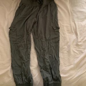 LA heart army green joggers.